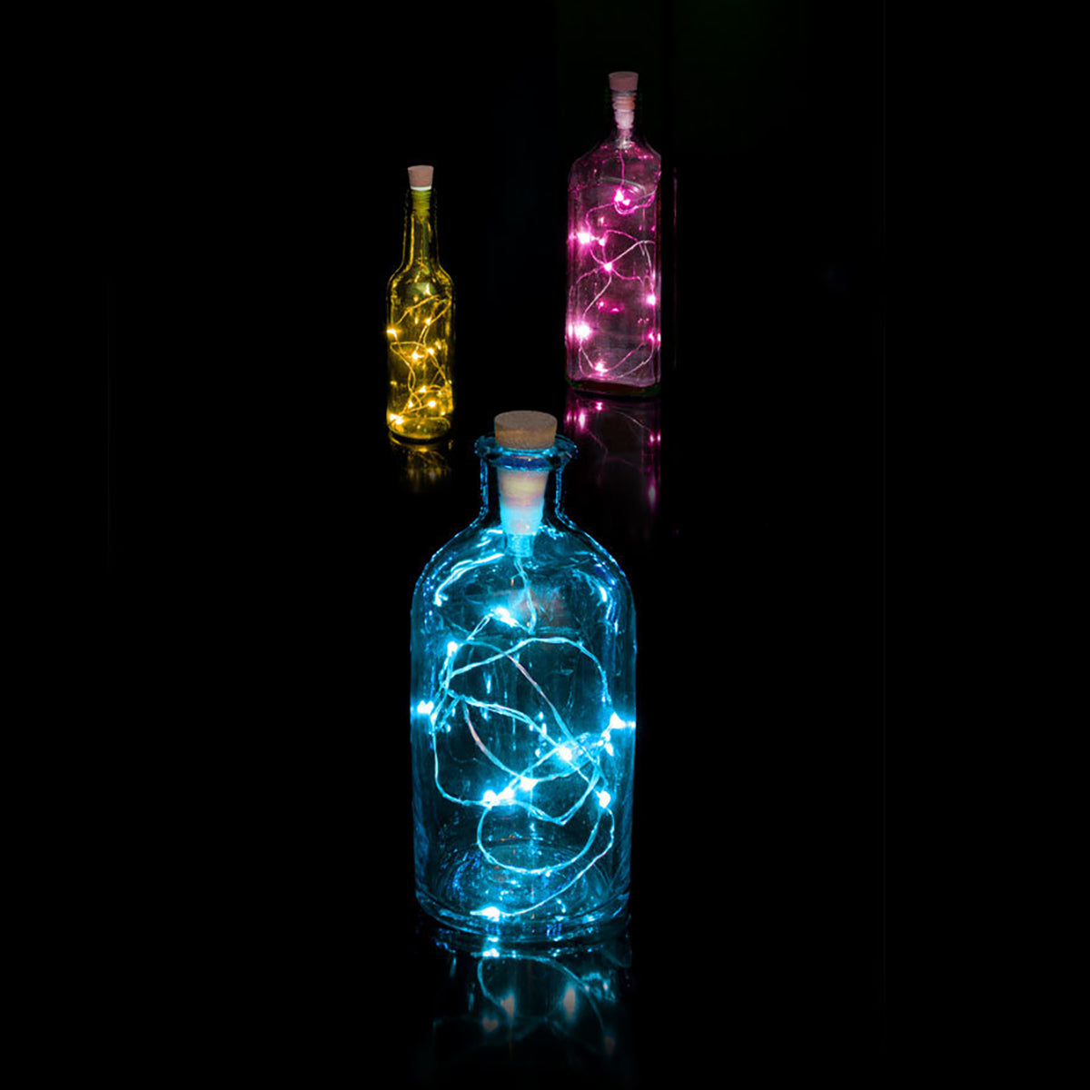Bottle Light String Multicoloured