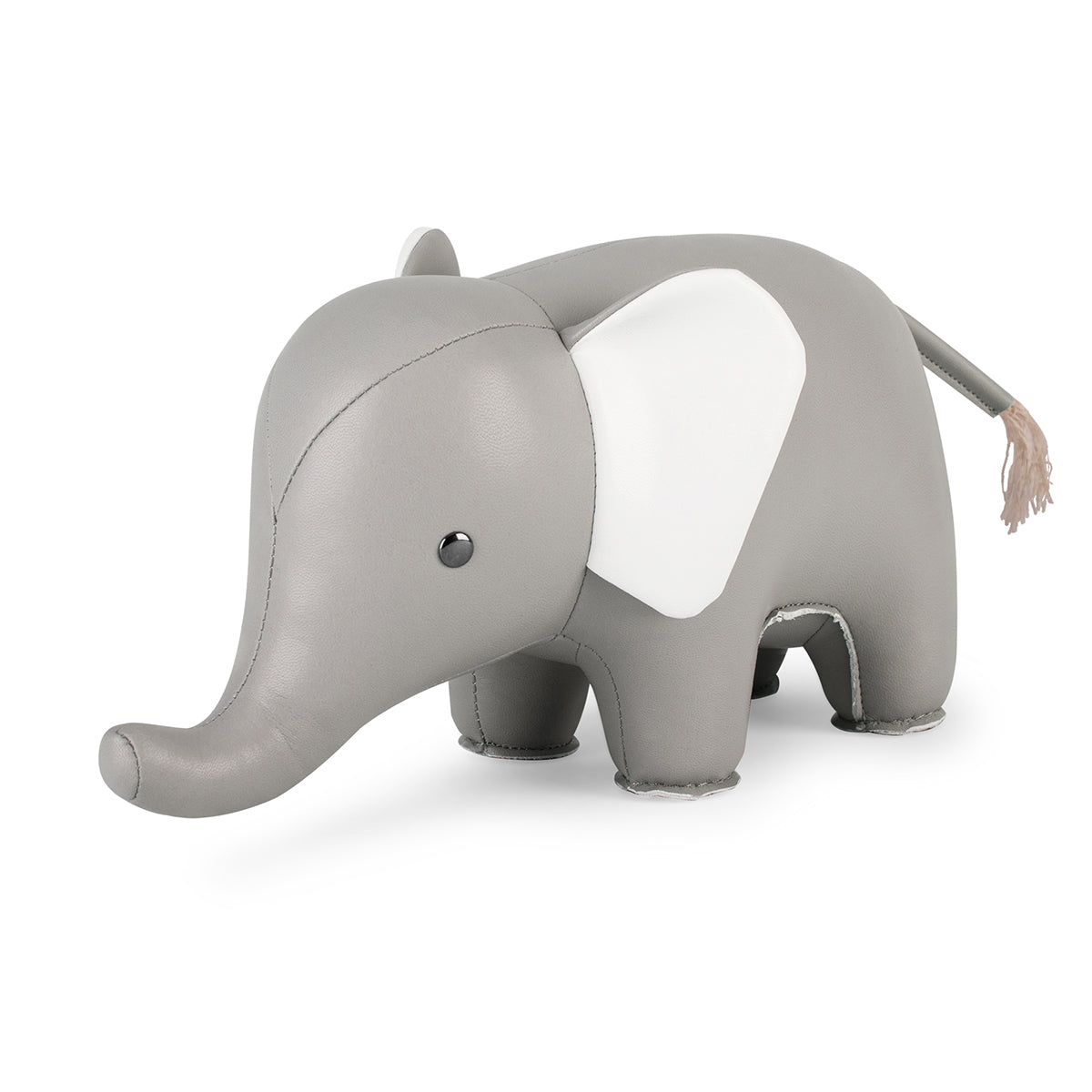 Bookend Classic Elephant Gray
