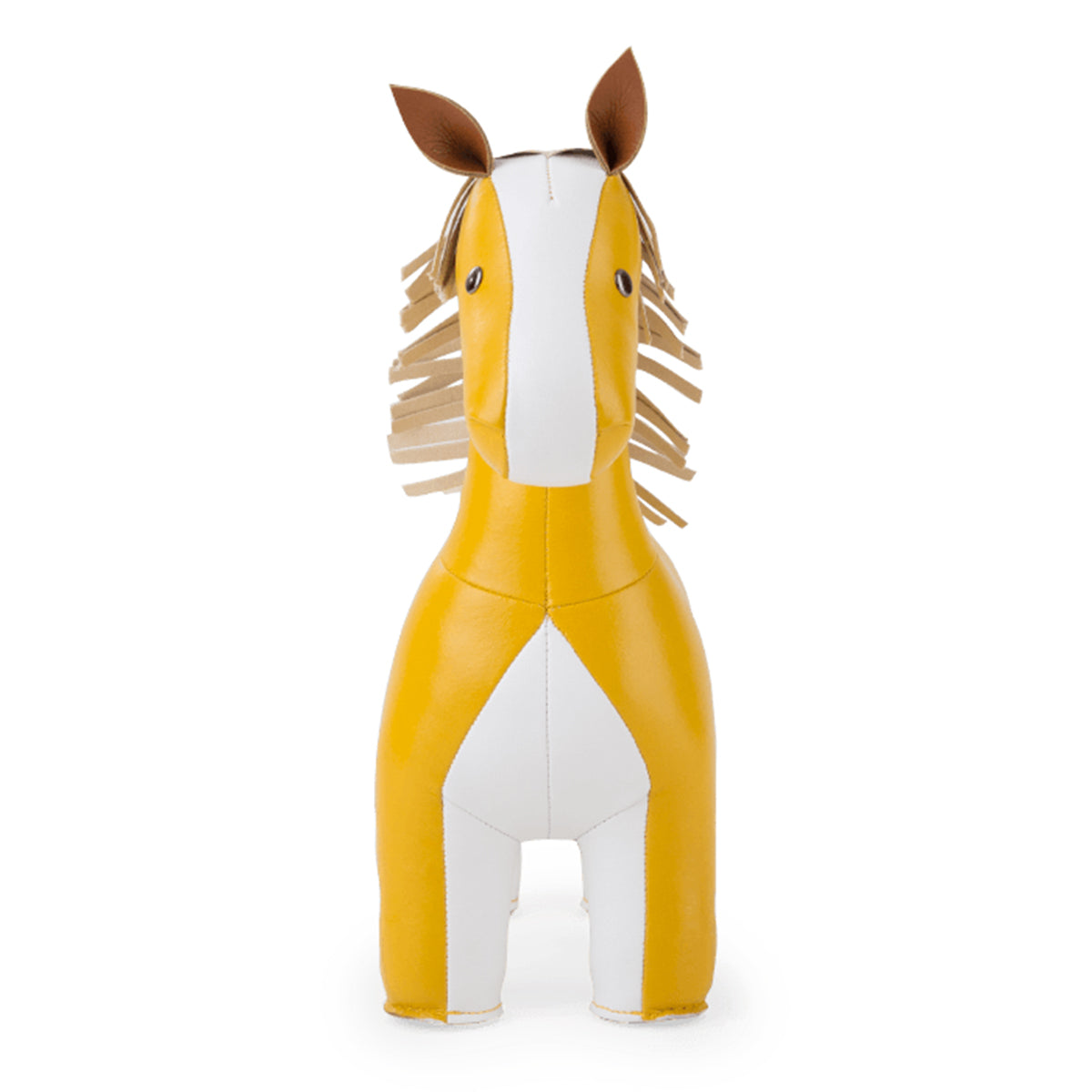 Bookend Classic Horse Ochre Yellow